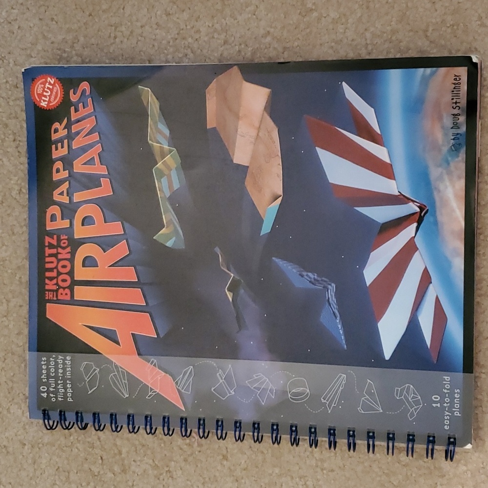 Paper airplane book